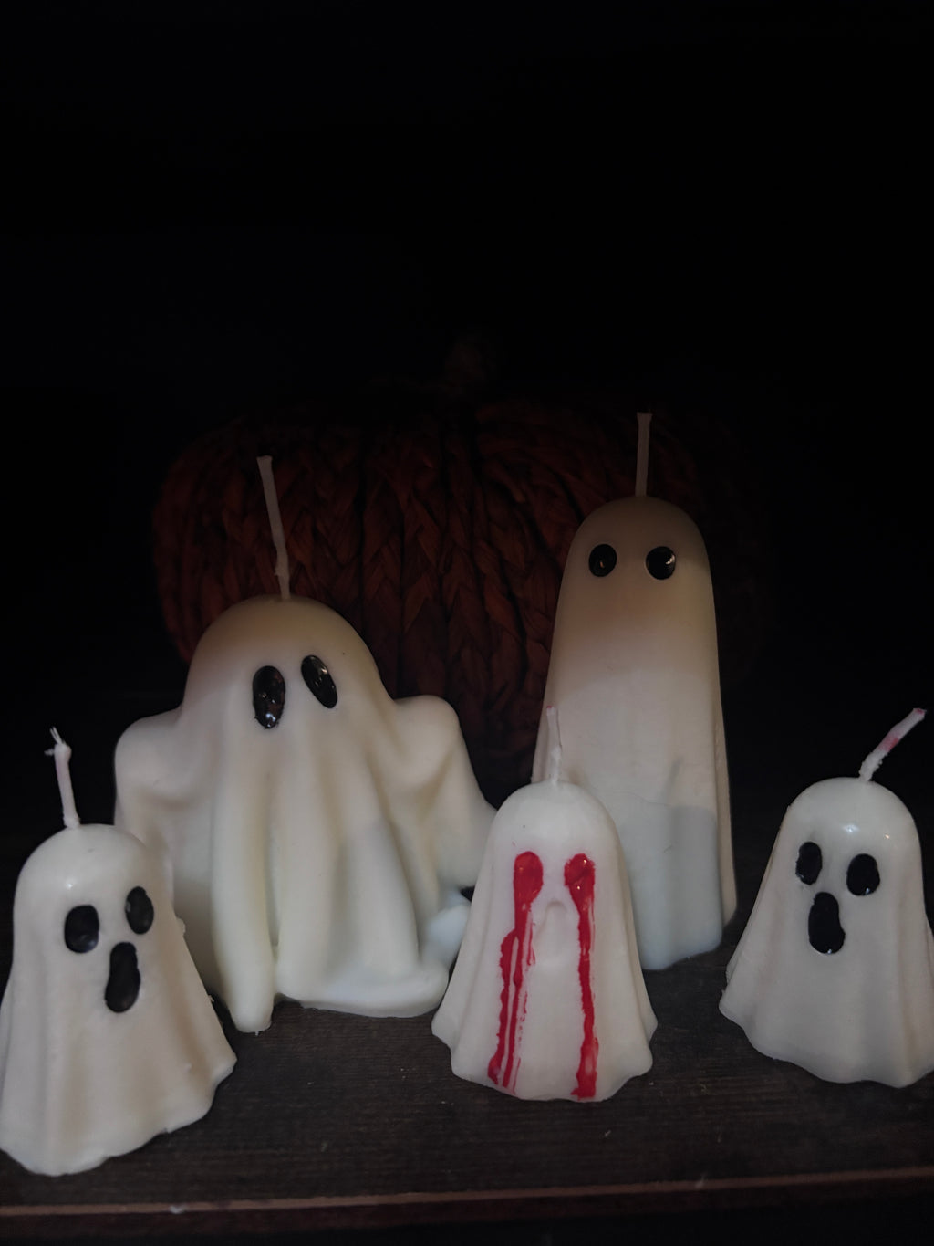 Wicker Ghost Candle Box – The Haunted Collection (Set of 5)