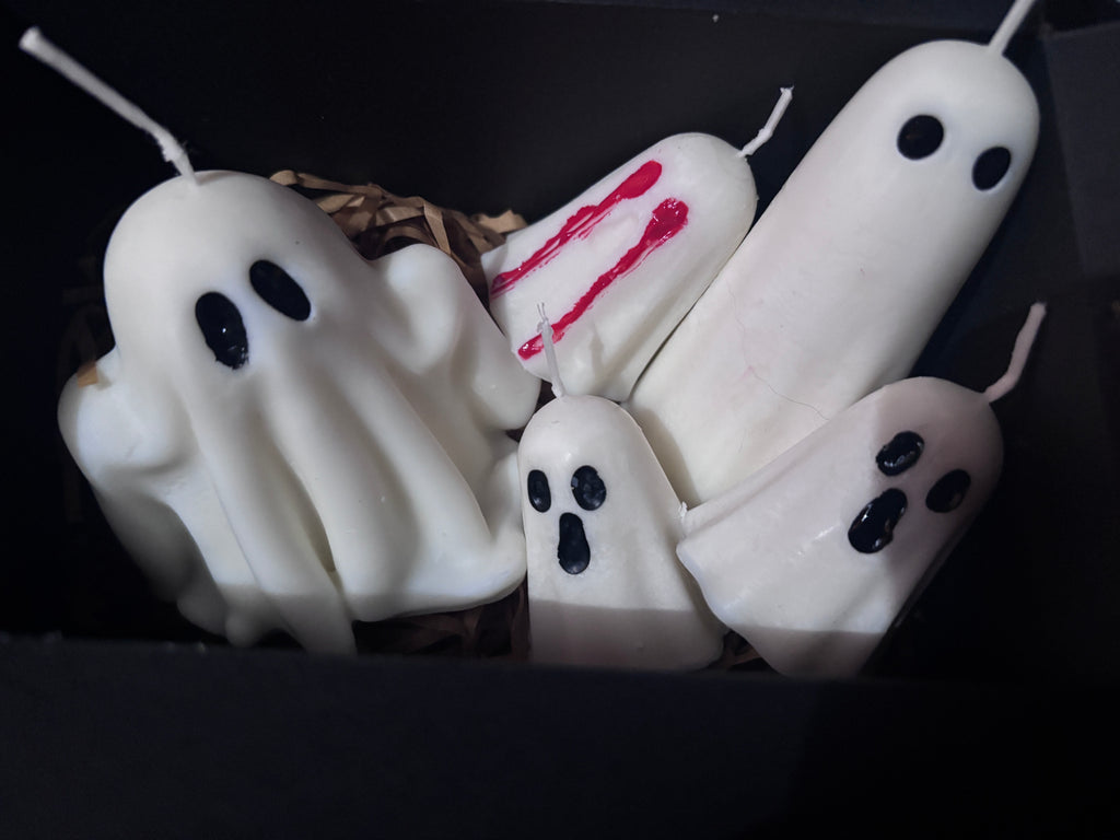 Wicker Ghost Candle Box – The Haunted Collection (Set of 5)