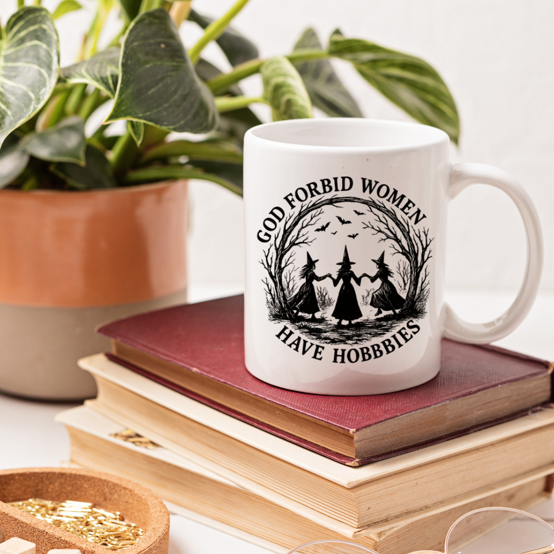 God forbid women have hobbies witch cup