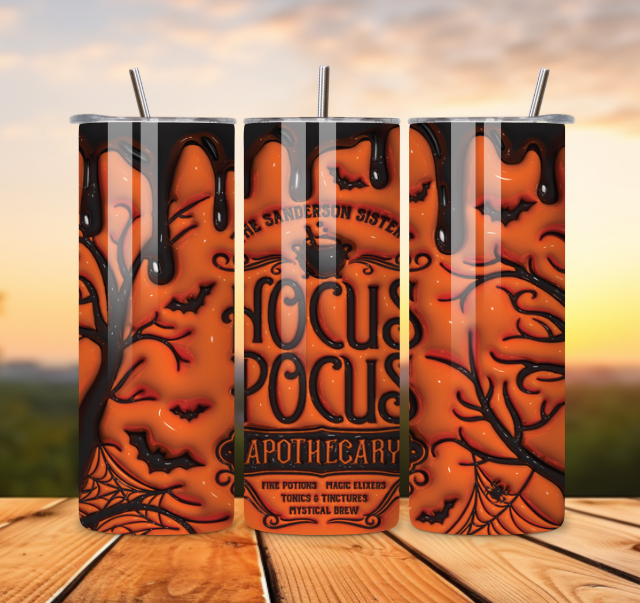 Halloween Theme Skinny Tumblers Stainless Steel